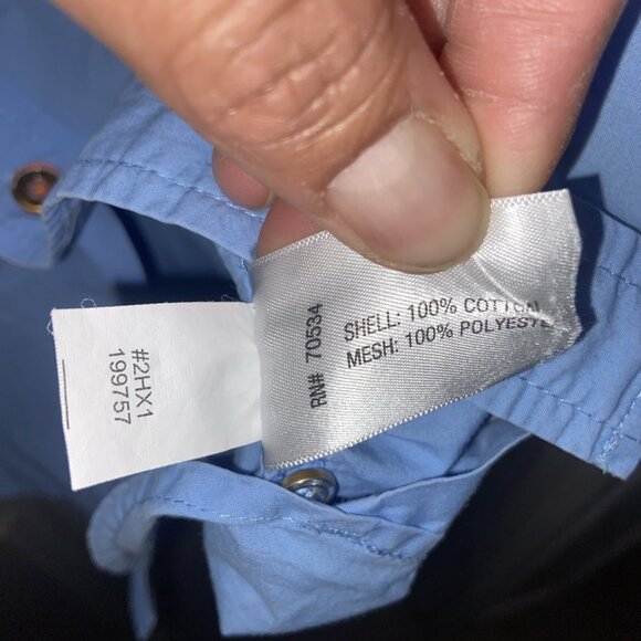 Orvis Double Pocket Light Sport/outdoor Wear Vented Short Sleeve. Men's XL - Picture 5 of 11